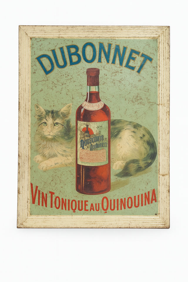 Tôle publicitaire ancienne – DUBONNET