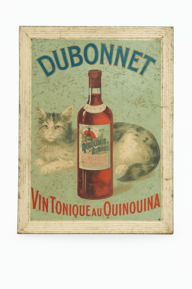tôle publicitaire ancienne – dubonnet