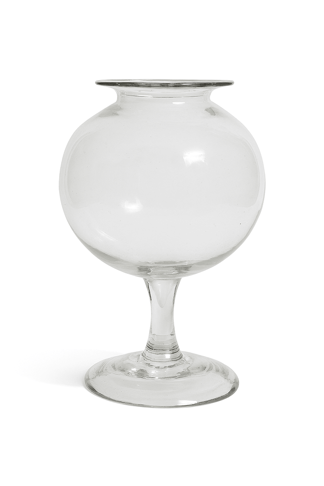 pot à sangsues en verre