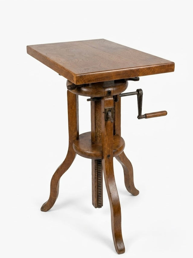 Rare sellette de sculpteur en bois massif – Style Napoléon III – Époque XIXe siècle