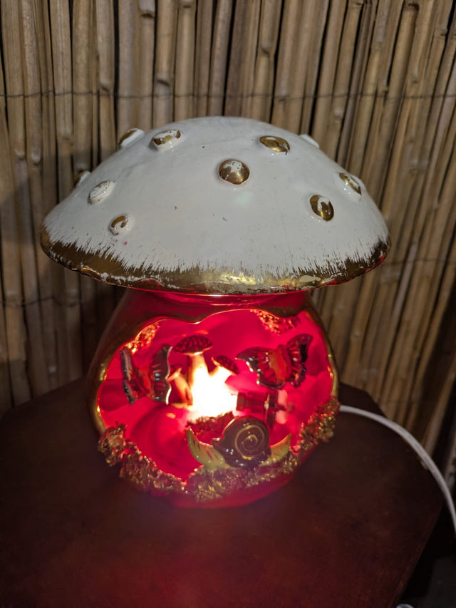 Veilleuse Champignon Vallauris – Rare Modèle des Années 1950