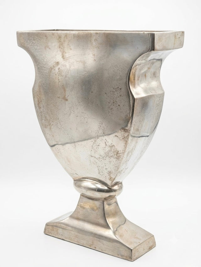 Vase décoratif design en aluminium – Style Années 1980