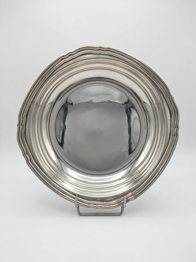 Plat rond en métal argenté – Christofle