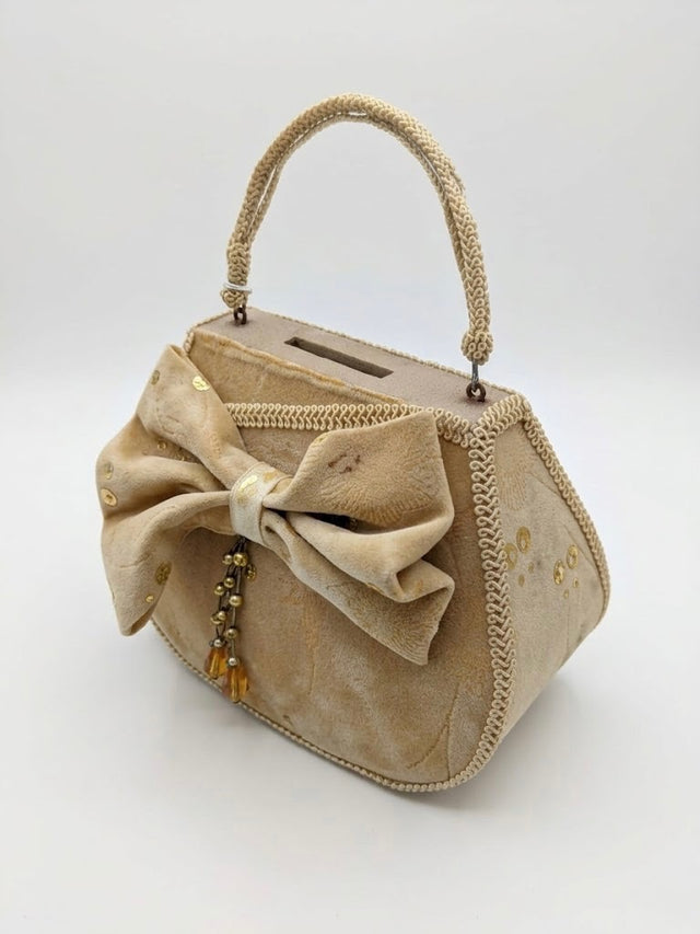 Charmante tirelire vintage "Sac à main d'enfant" – Style Shabby Chic / Romantique
